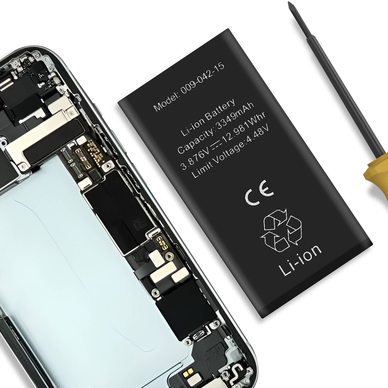 Batterie interne pour Apple iPhone 15 3349mAh Puce TI intégré-2