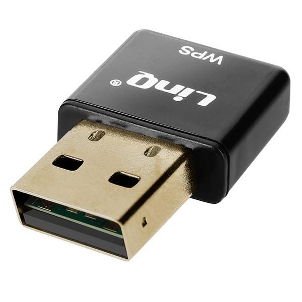 Clé USB WiFi 300Mbps Adaptateur Réseau Bouton WPS Ultra-Compact