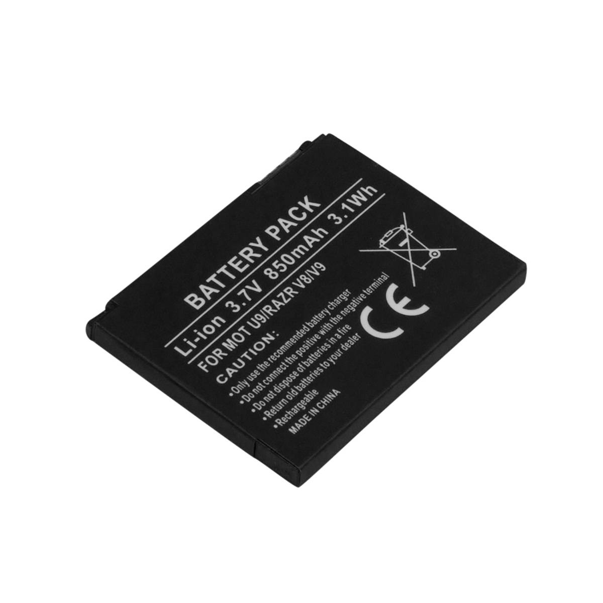 Batterie de Remplacement pour Motorola U9 / RAZR V8 / V9 Li-ion 850mAh-0
