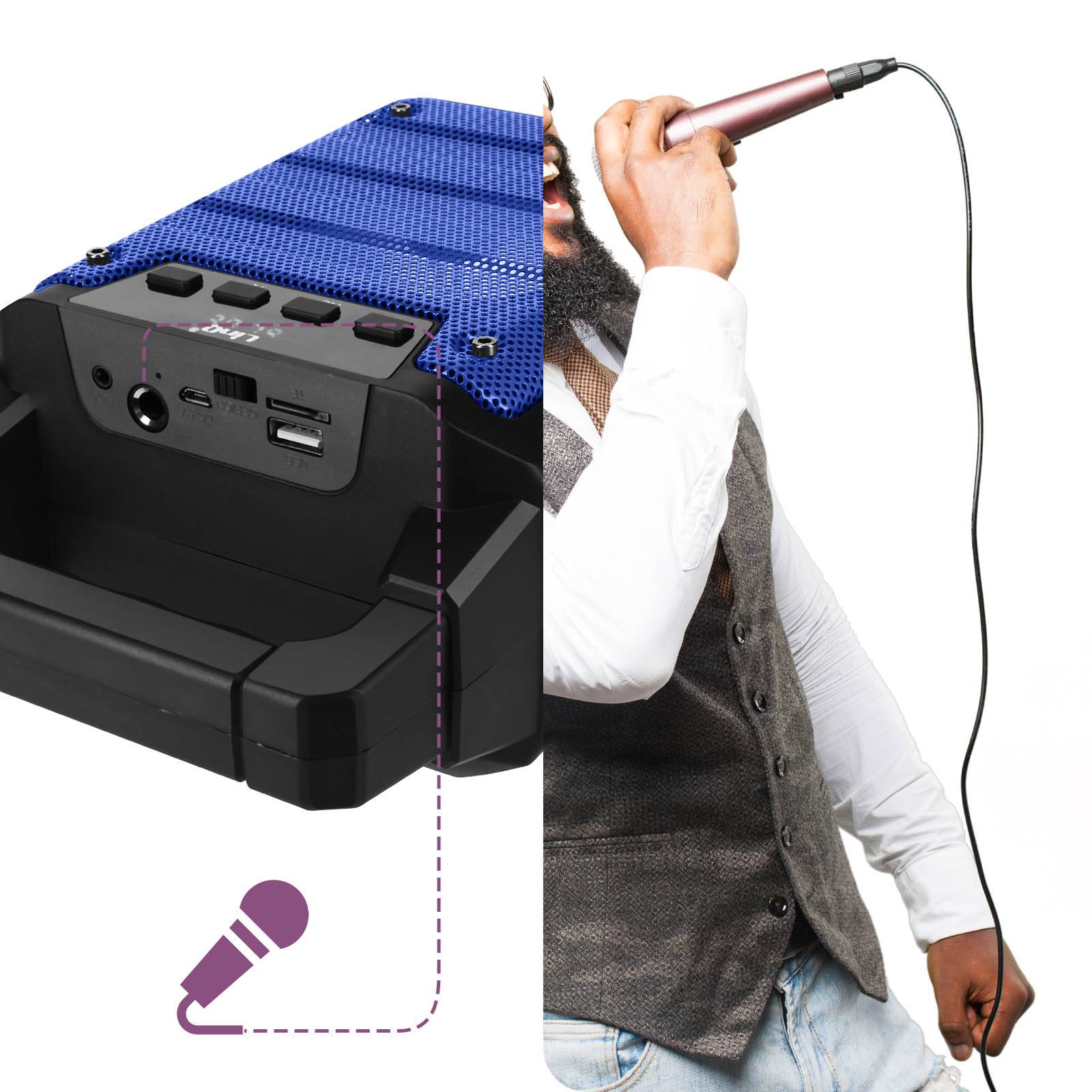 Enceinte lumineuse Bluetooth Compatible Micro,-3