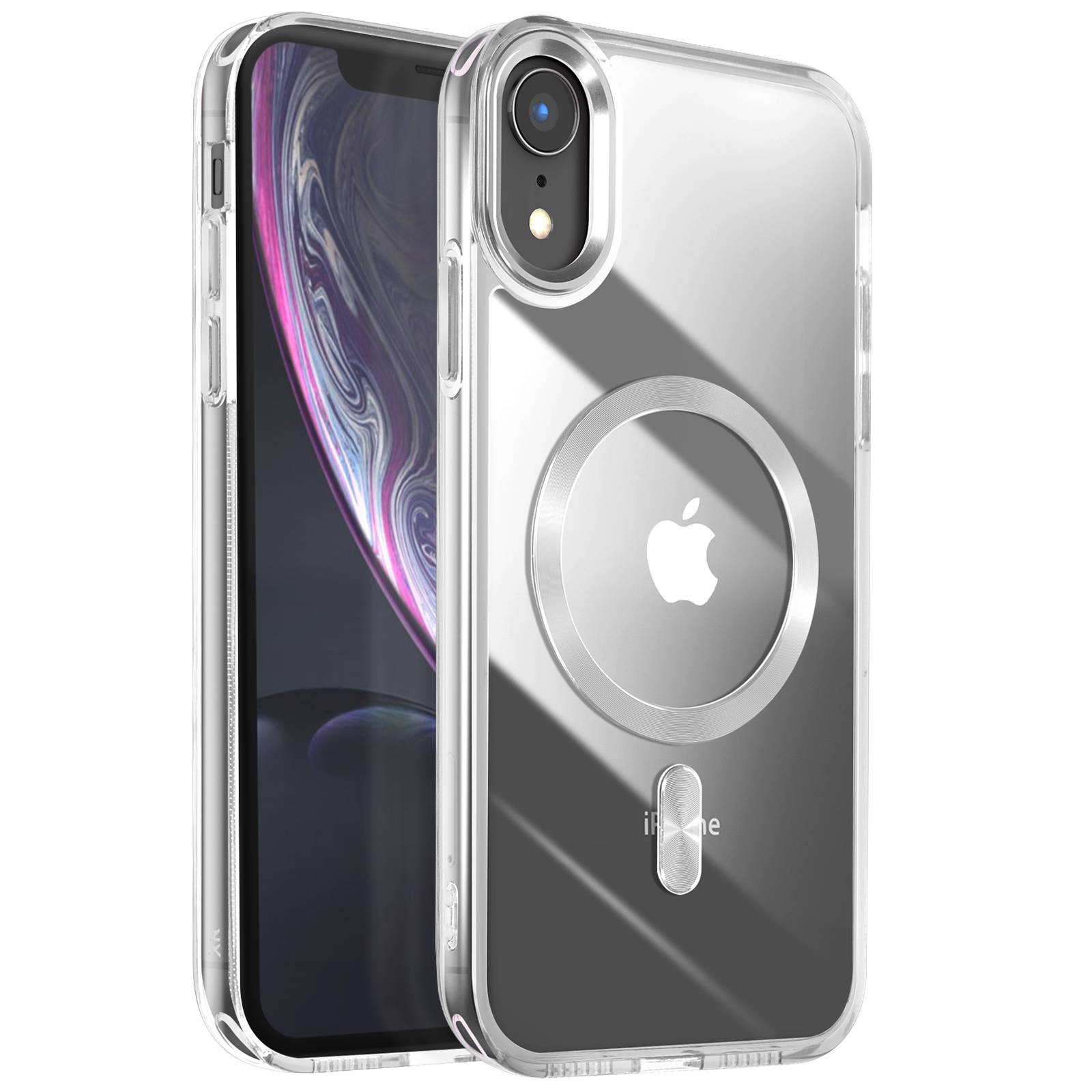 Coque MagSafe pour iPhone XR Dos Cristal Color-0
