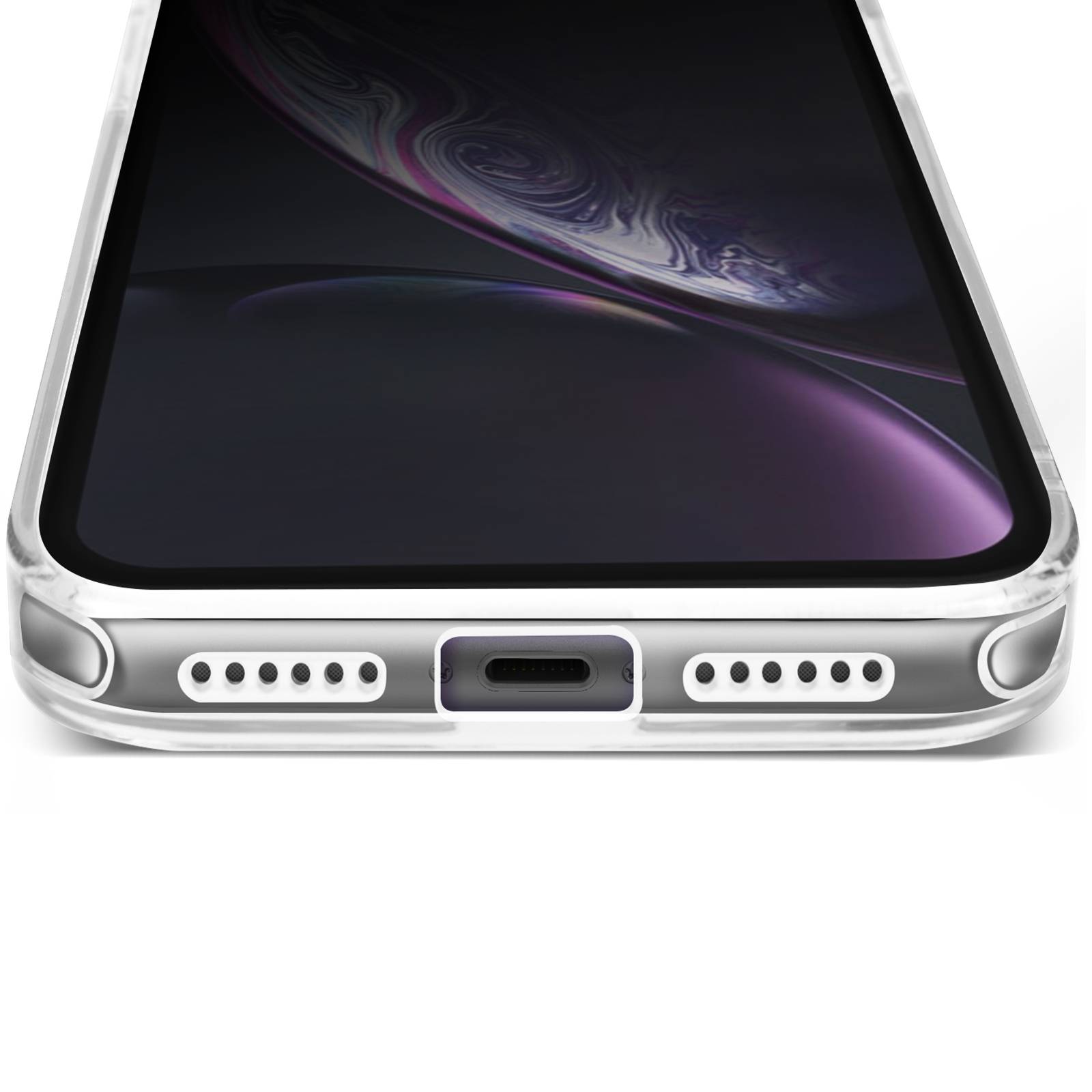 Coque MagSafe pour iPhone XR Dos Cristal Color-4