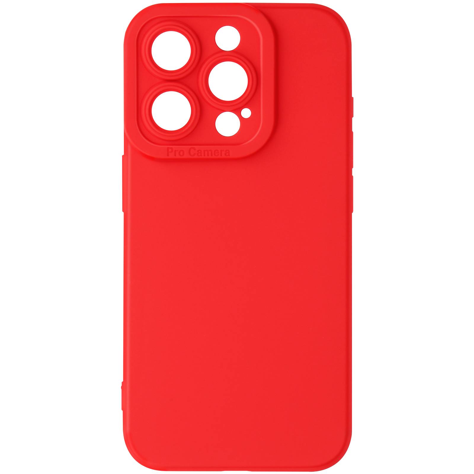 Coque pour iPhone 15 Pro Silicone Mat Protection Caméra-0