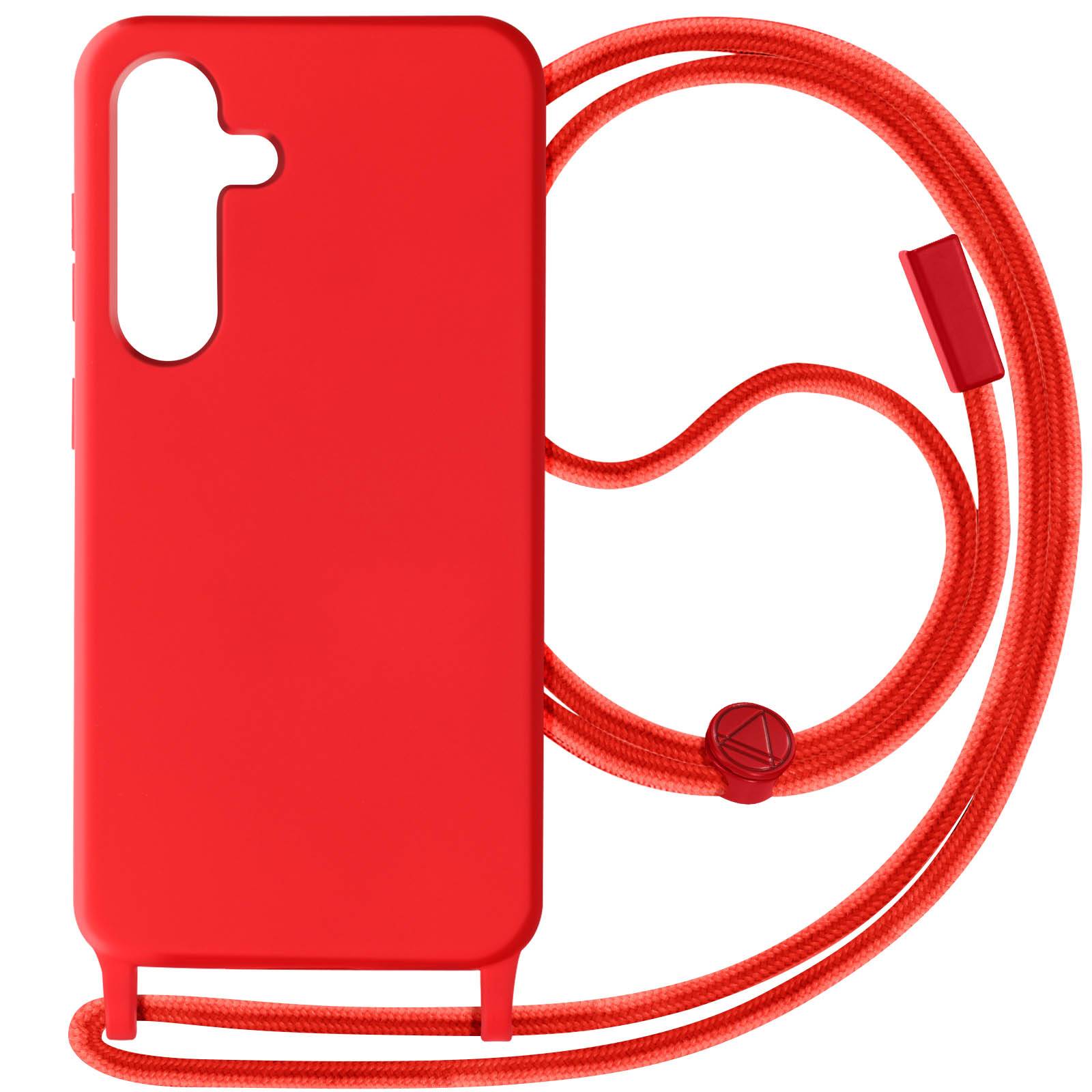 Coque pour Galaxy S24 Série Corda avec Cordon Tour de Cou Ultra Résistant-0