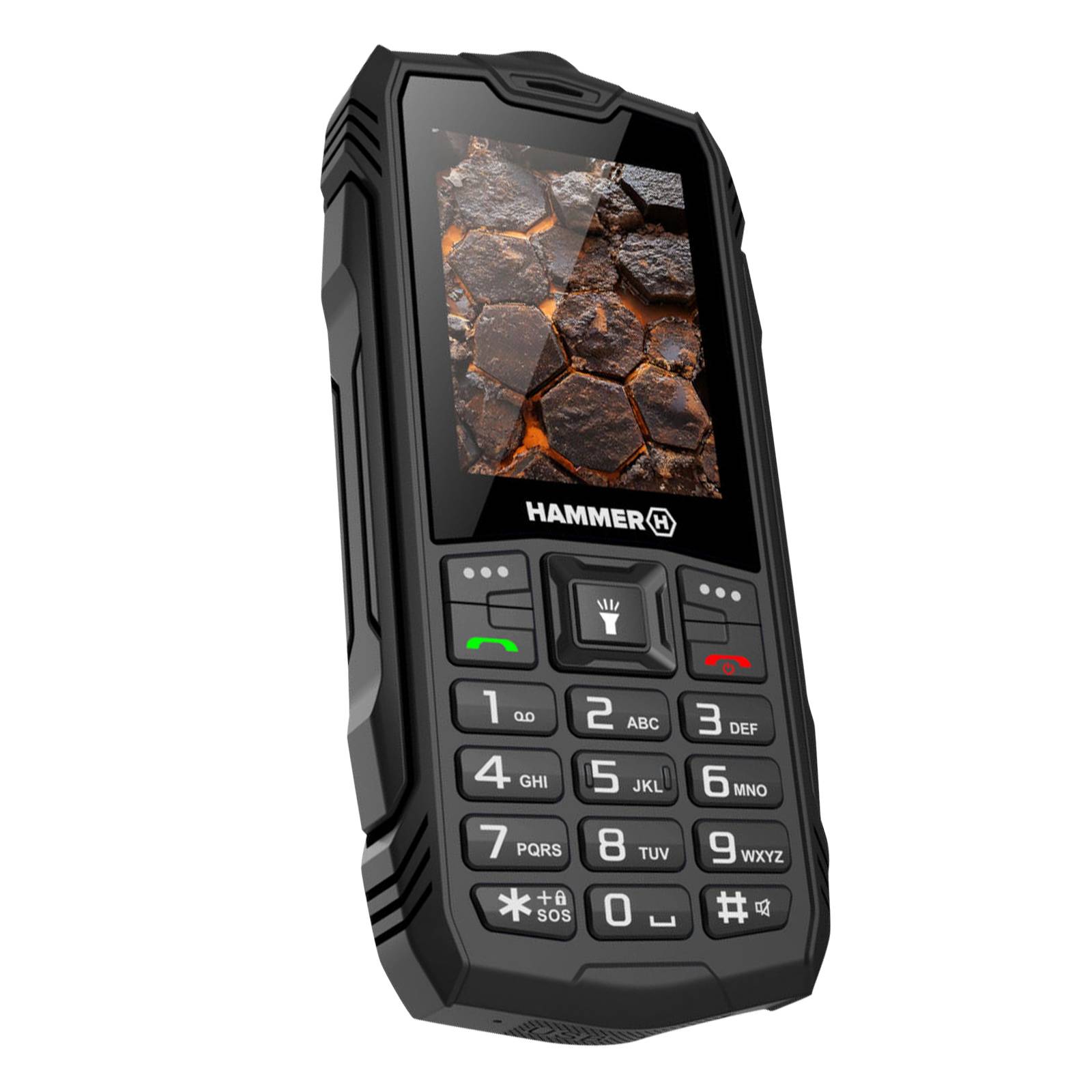 Téléphone incassable à touches Batterie 3000mAh Étanche IP68 SOS-0