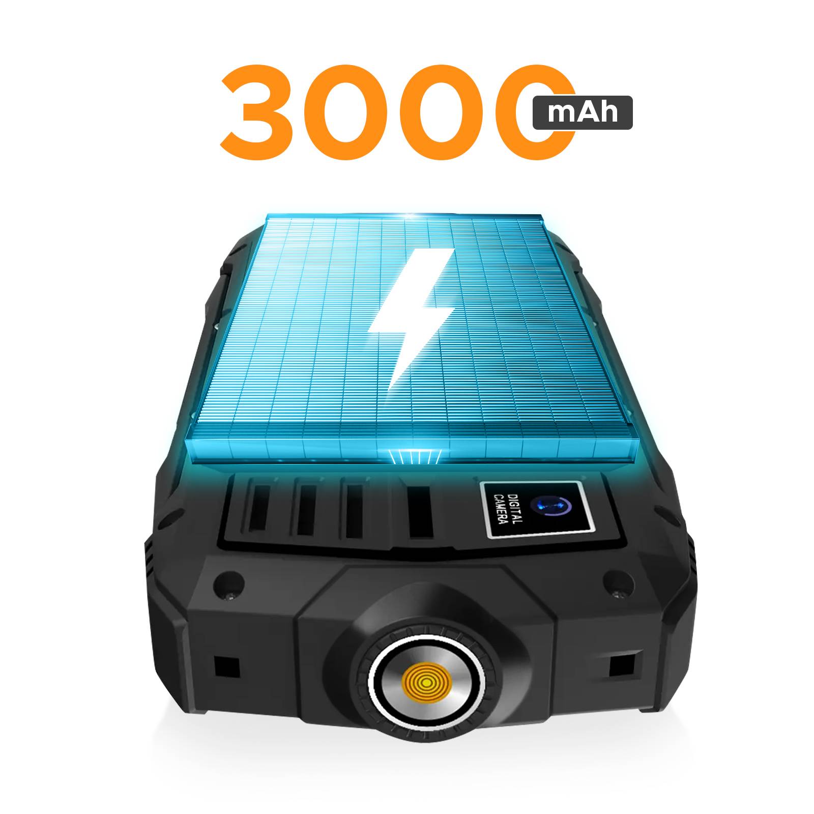 Téléphone incassable à touches Batterie 3000mAh Étanche IP68 SOS-3