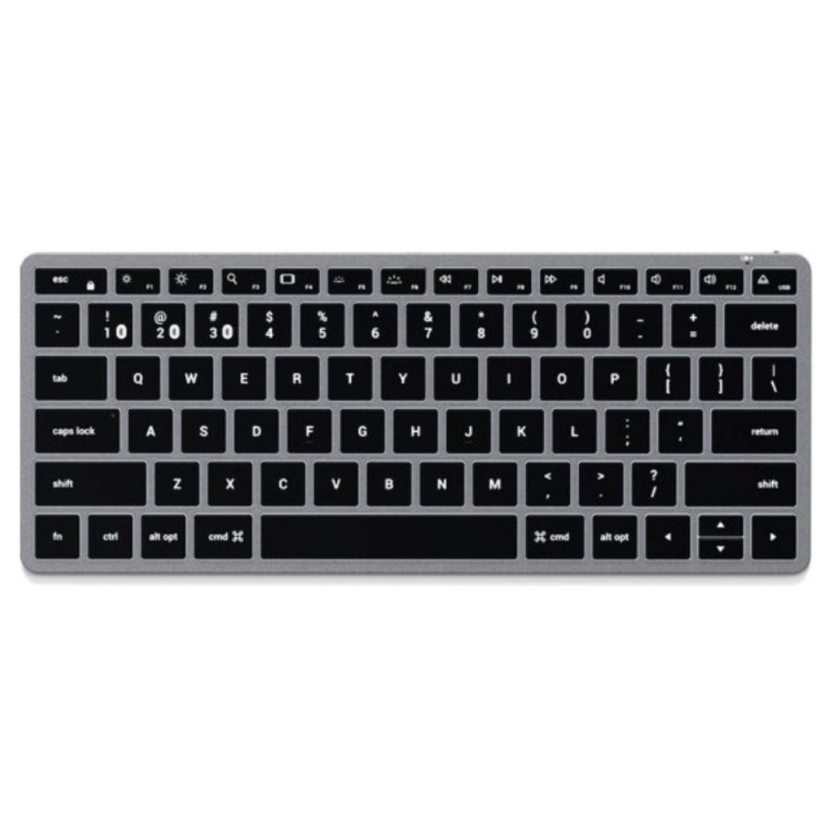 Clavier SLIM X1 Bluetooth USB-C QWERTY Rétroéclairé et Compact-0
