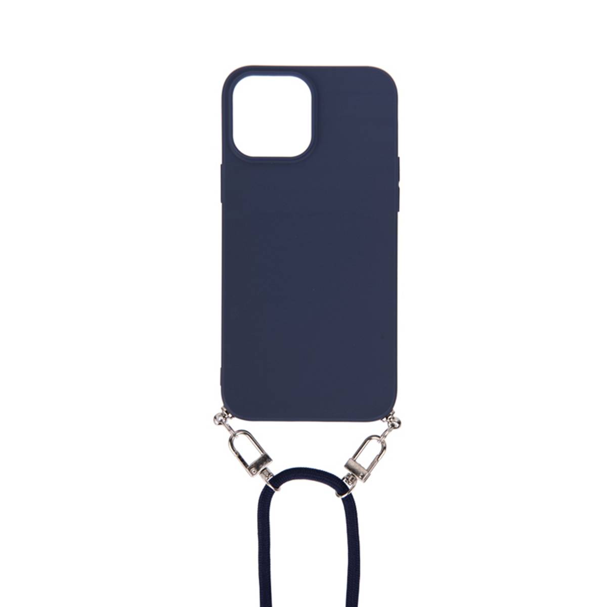 Coque pour iPhone 13 Pro Max avec Cordon en Nylon et Chaîne en Résine-1