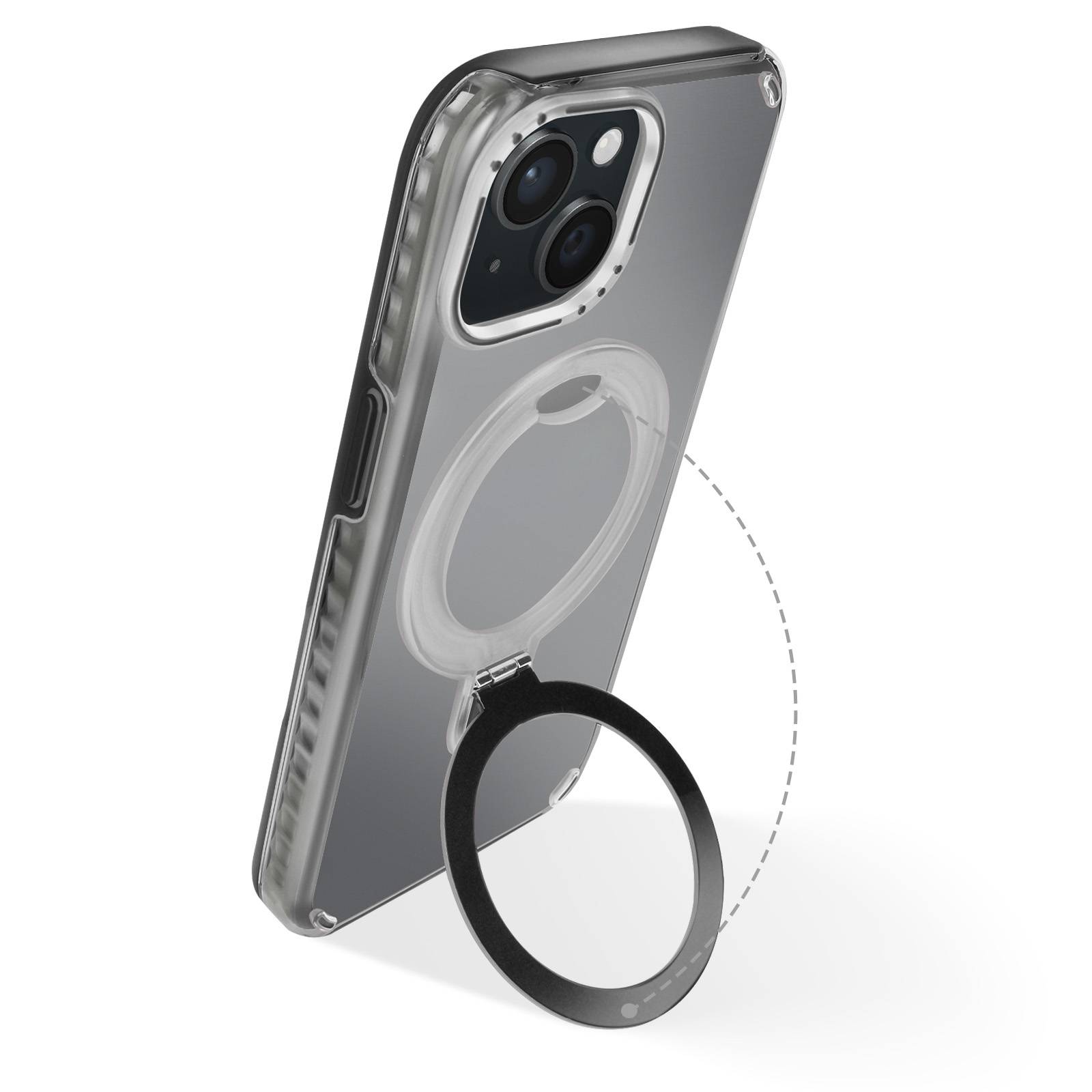 Coque MagSafe pour iPhone 15 Plus et 14 Plus Antichoc Support Pliable-2