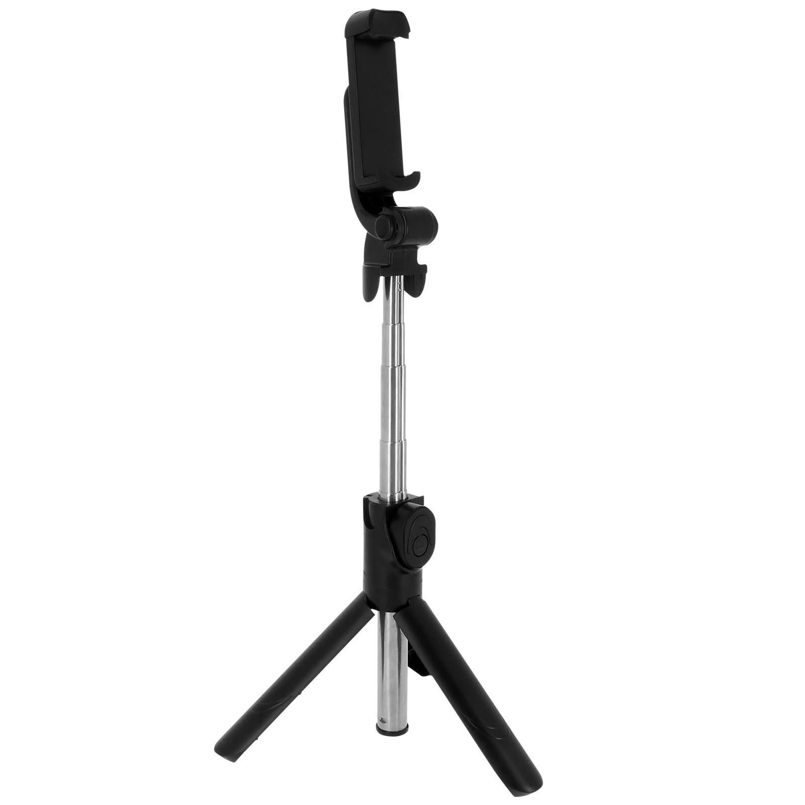 Perche Selfie avec Trépied Télécommande Bluetooth Bras Extensible 68 cm-0