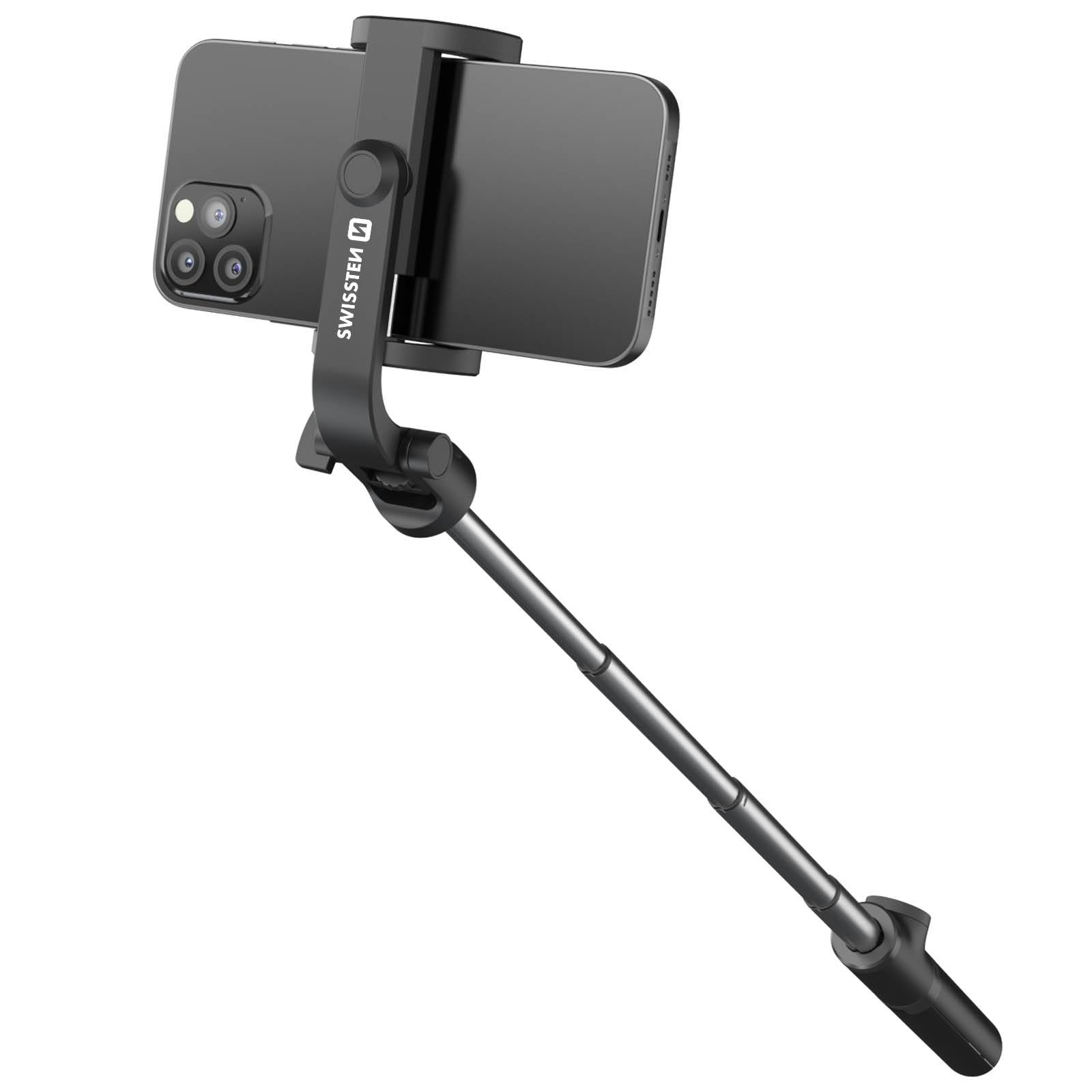 Perche à Selfie Bluetooth 2en1 Trépied Extensible Tête Rotative-1