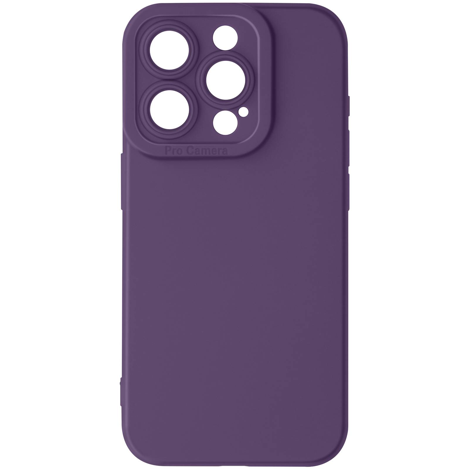 Coque pour iPhone 15 Pro Max Silicone Mat Protection Caméra-0