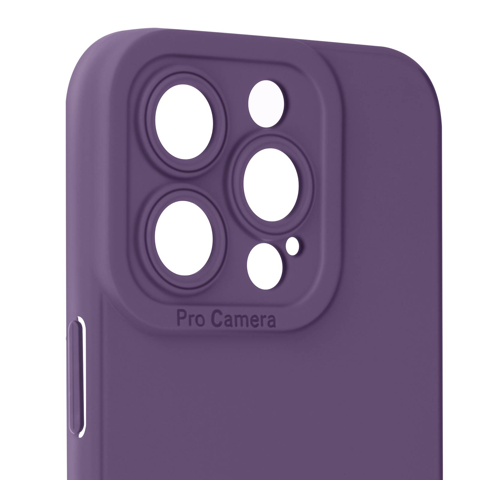 Coque pour iPhone 15 Pro Max Silicone Mat Protection Caméra-1