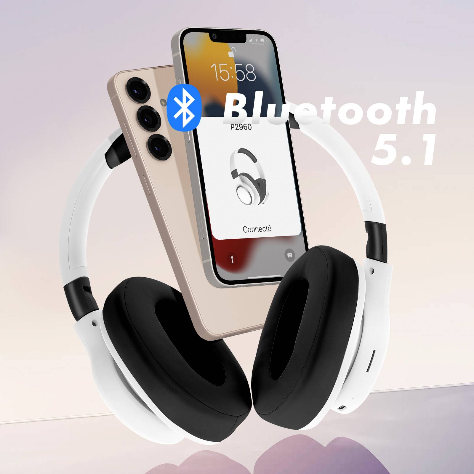 Casque Audio Bluetooth Sport Autonomie 8 Heures-2