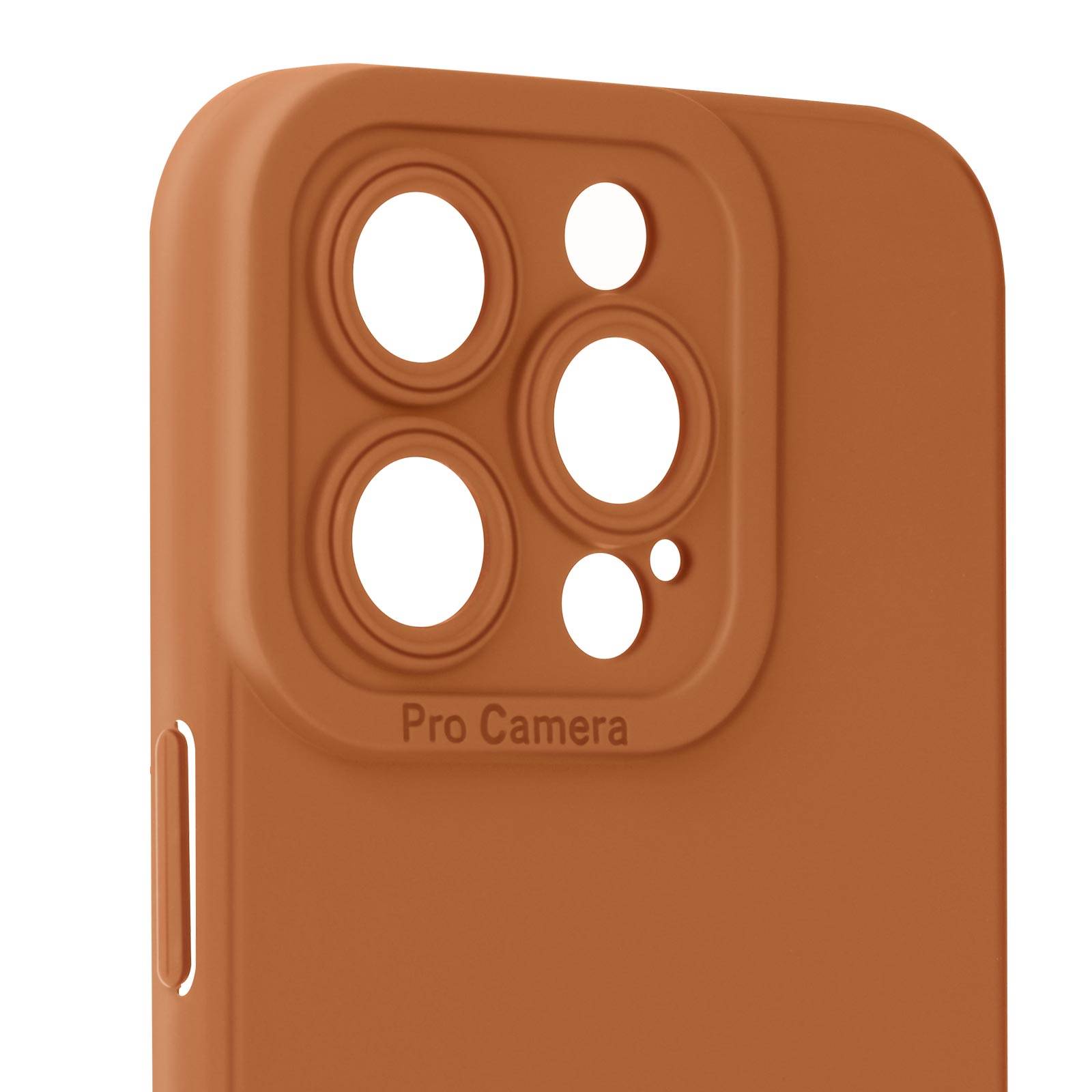 Coque pour iPhone 15 Pro Silicone Mat Protection Caméra-1