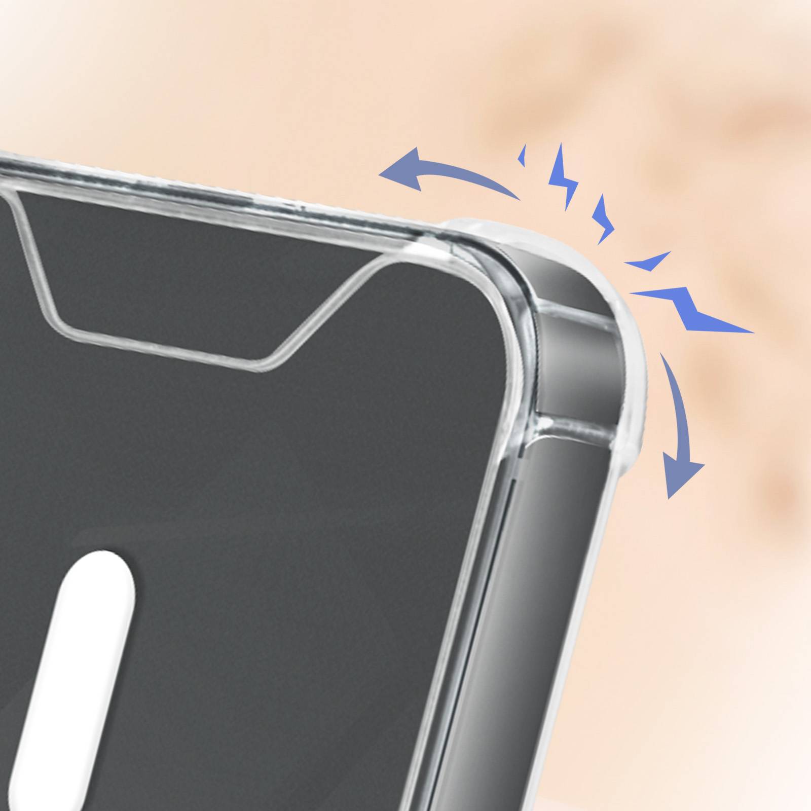 Coque Magsafe pour iPhone 15 Plus Silicone Gel Coins Renforcés-2
