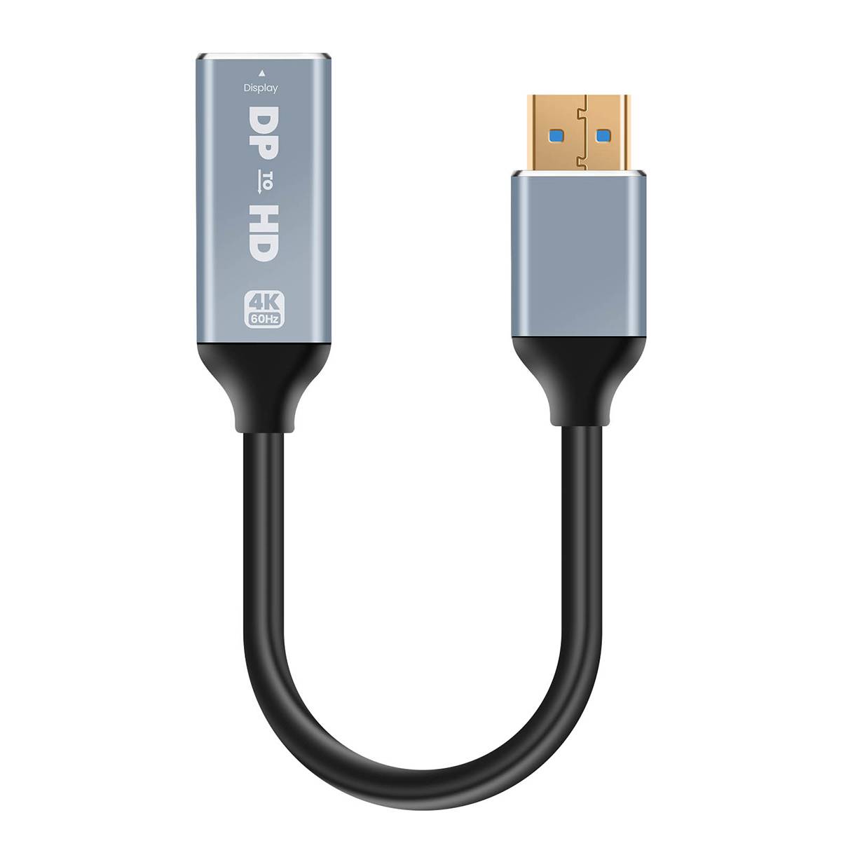 Adaptateur DisplayPort Mâle vers HDMI Femelle 4K 60Hz avec Mini Câble-1