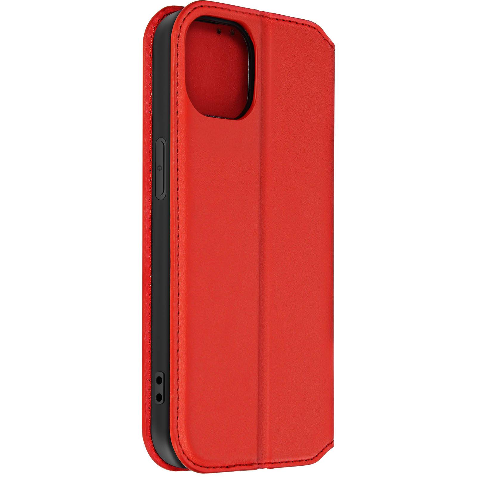 Étui pour iPhone 15 Plus Porte-carte Support Vidéo Clapet Magnétique-1