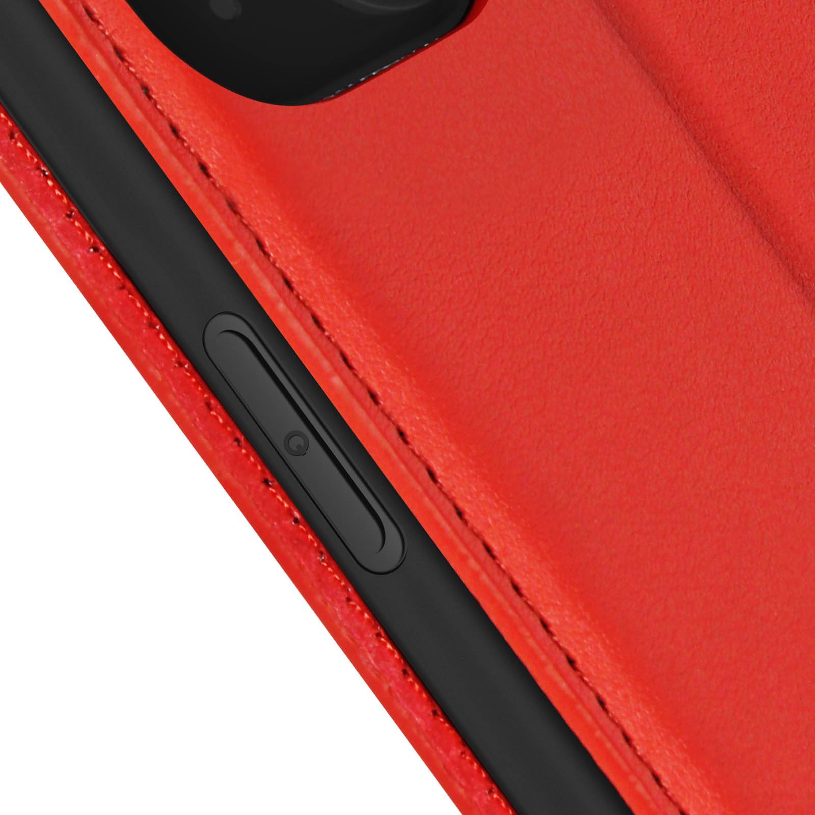 Étui pour iPhone 15 Plus Porte-carte Support Vidéo Clapet Magnétique-4