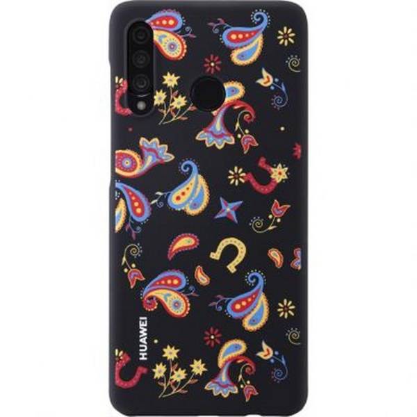 Coque pour Huawei P30 Lite semi-rigide florale