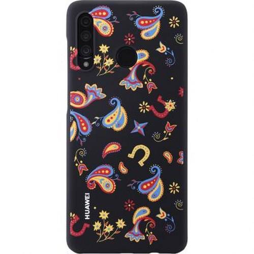 Coque pour Huawei P30 Lite semi-rigide florale-0