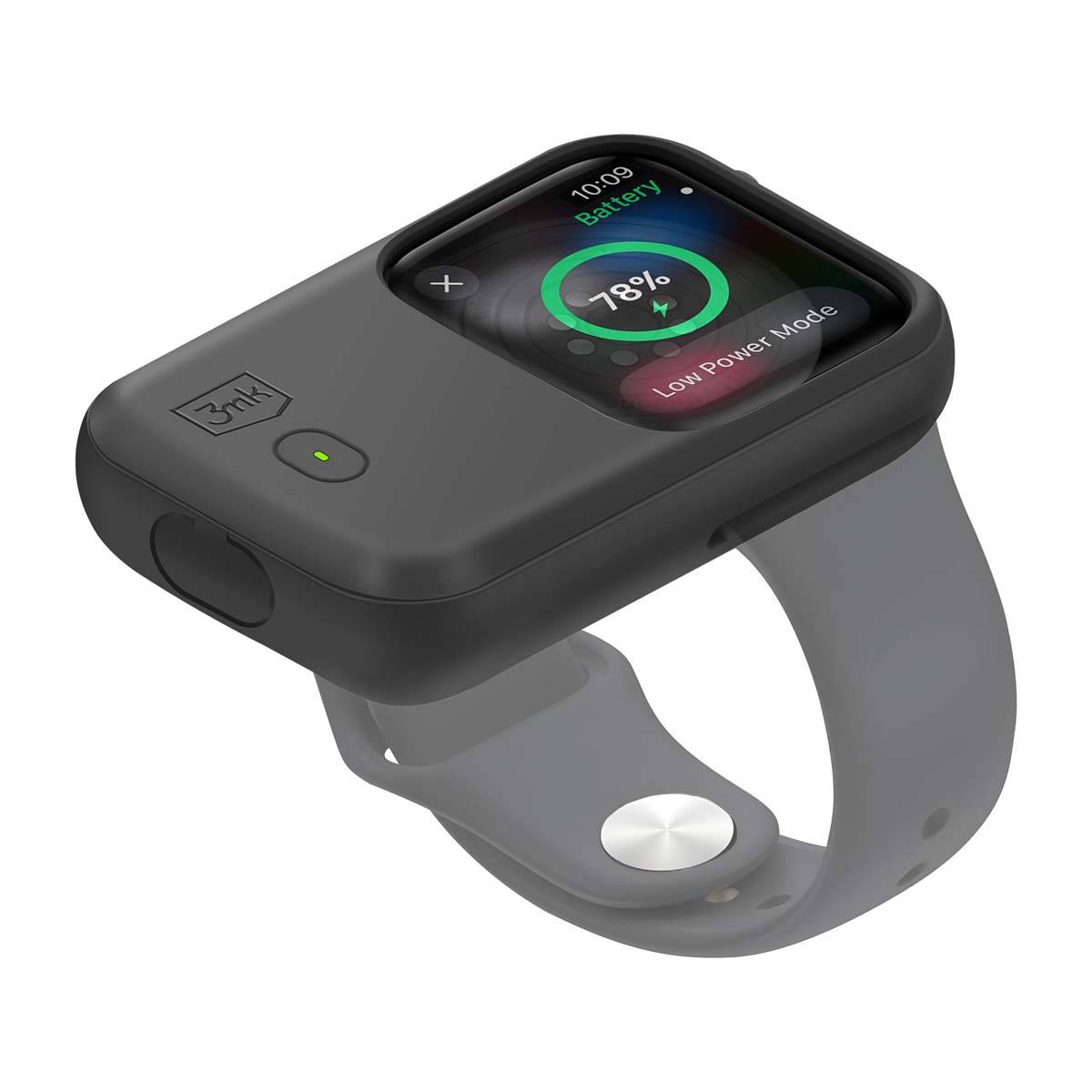Coque Batterie Induction pour Apple Watch 49mm Silicone Autonomie 15h-0