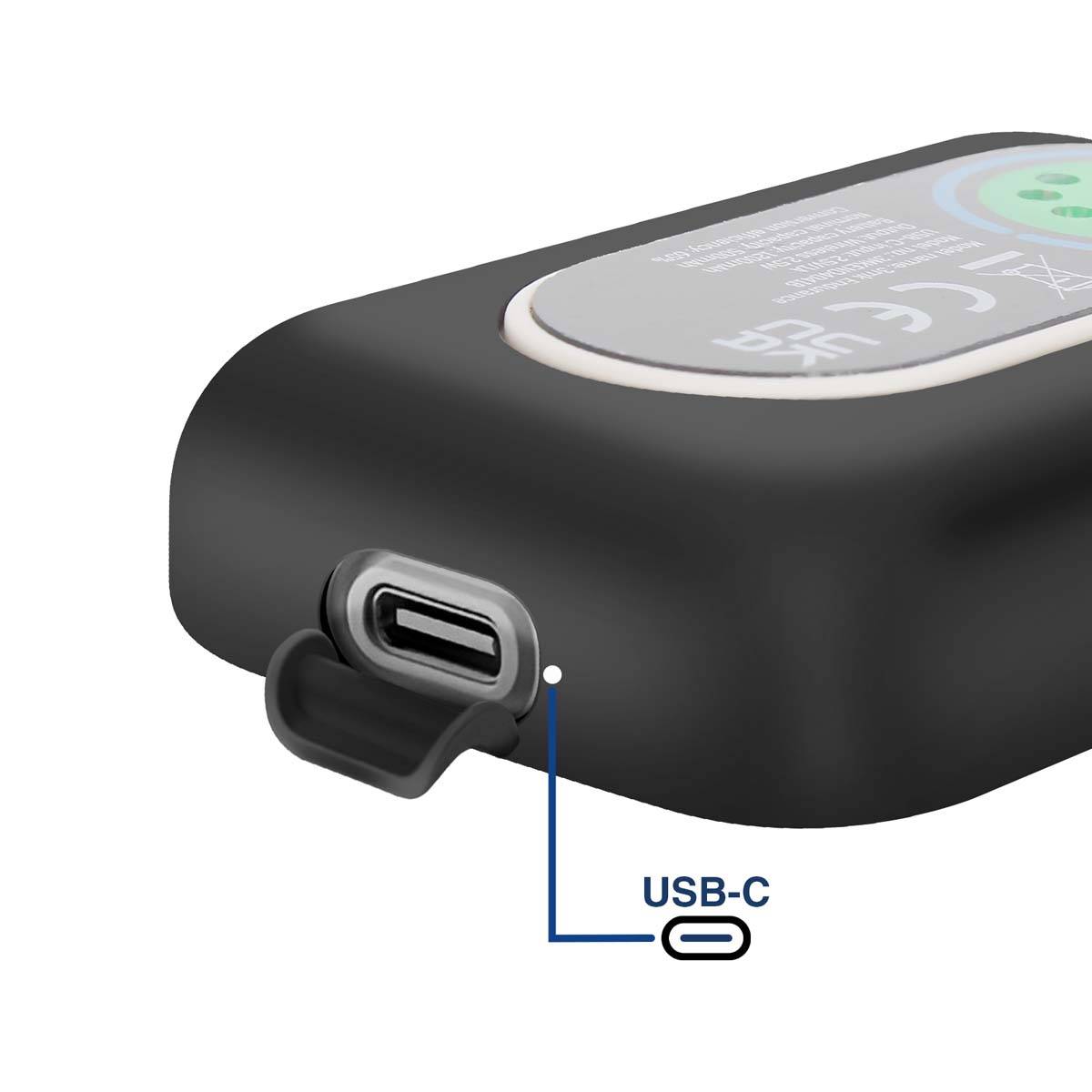 Coque Batterie Induction pour Apple Watch 49mm Silicone Autonomie 15h-3