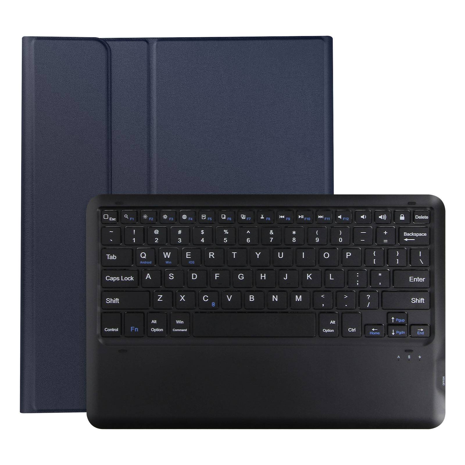 Clavier QWERTY Bluetooth pour iPad Pro 12.9 et Air 13 avec Étui Clapet-1