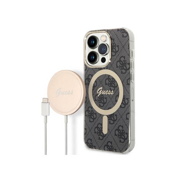 Bundle Coque pour iPhone 14 Pro Magsafe 4G et Chargeur Sans Fil Qi Magsafe 15W