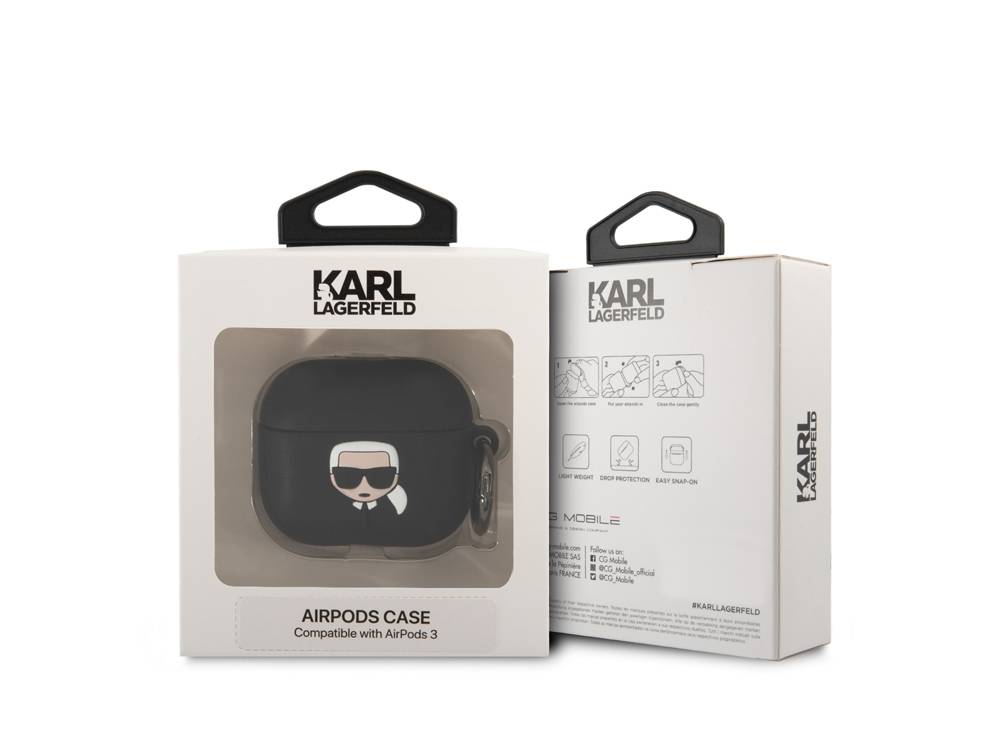 Coque pour Airpods 3 en Silicone avec Anneau-2