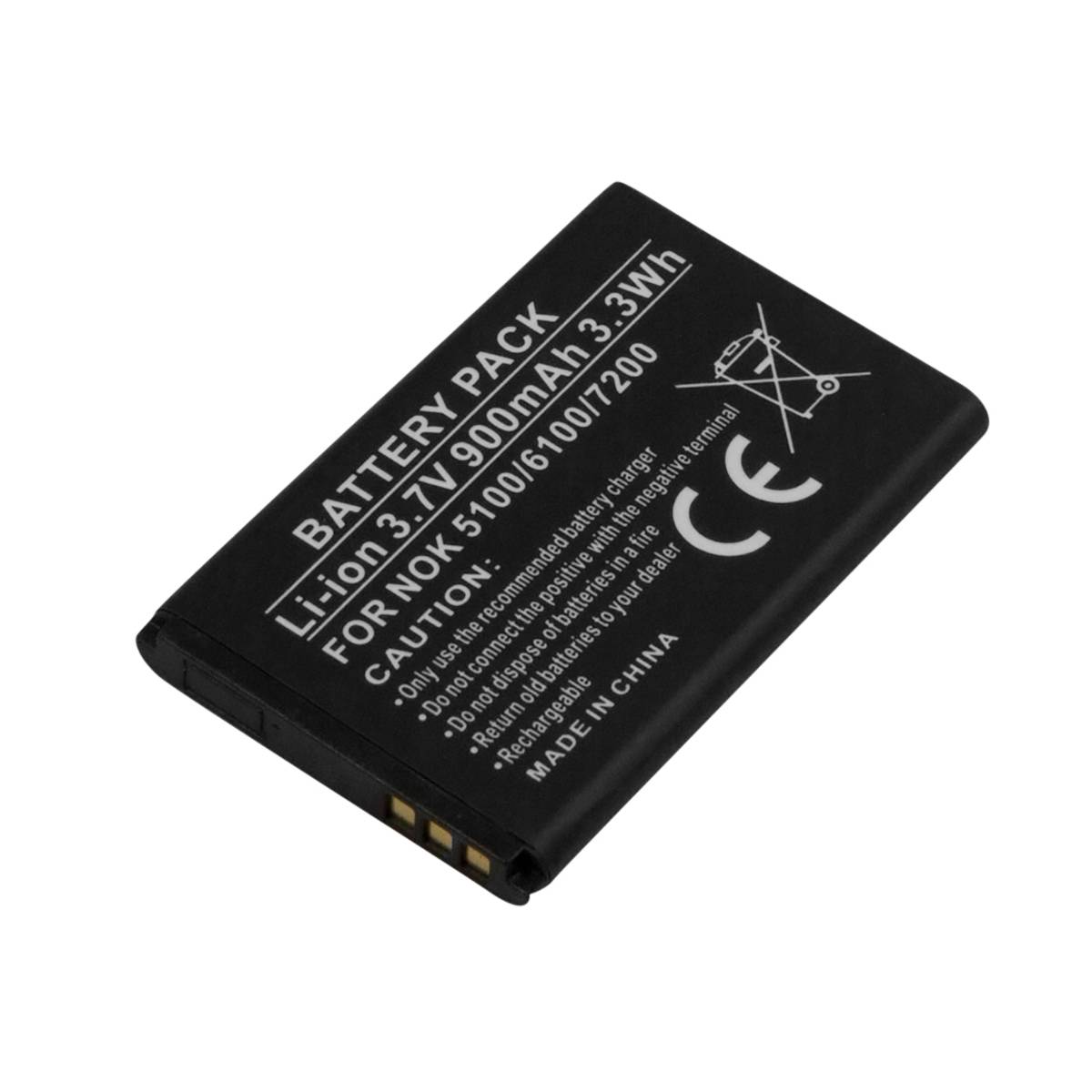 Batterie de Remplacement pour Nokia 5100 / 6100 / 7200 Li-ion 3,7V 900mAh-0