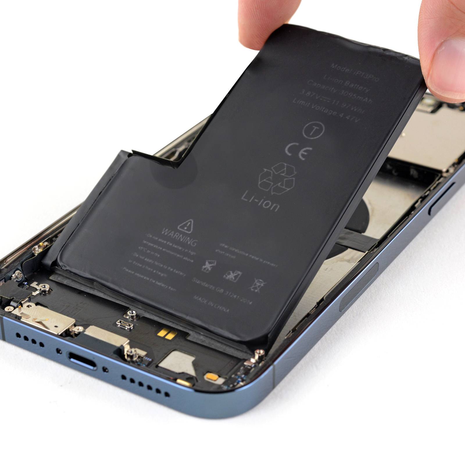 Batterie interne pour Apple iPhone 13 Pro 3095mAh Puce TI intégré-2