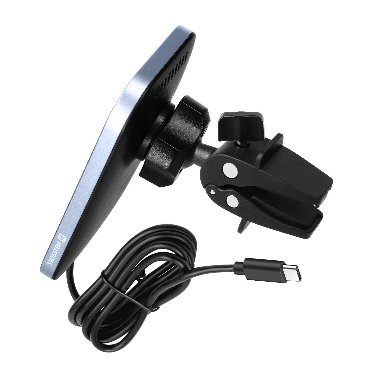 Support Voiture MagSafe pour iPhone Charge Rapide 15W Grille d'Aération-0