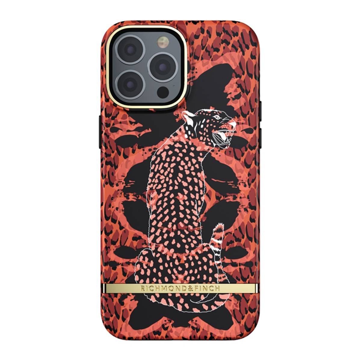 Coque pour iPhone 13 Pro Max Revêtement Antibactérien Motif Guépard-0
