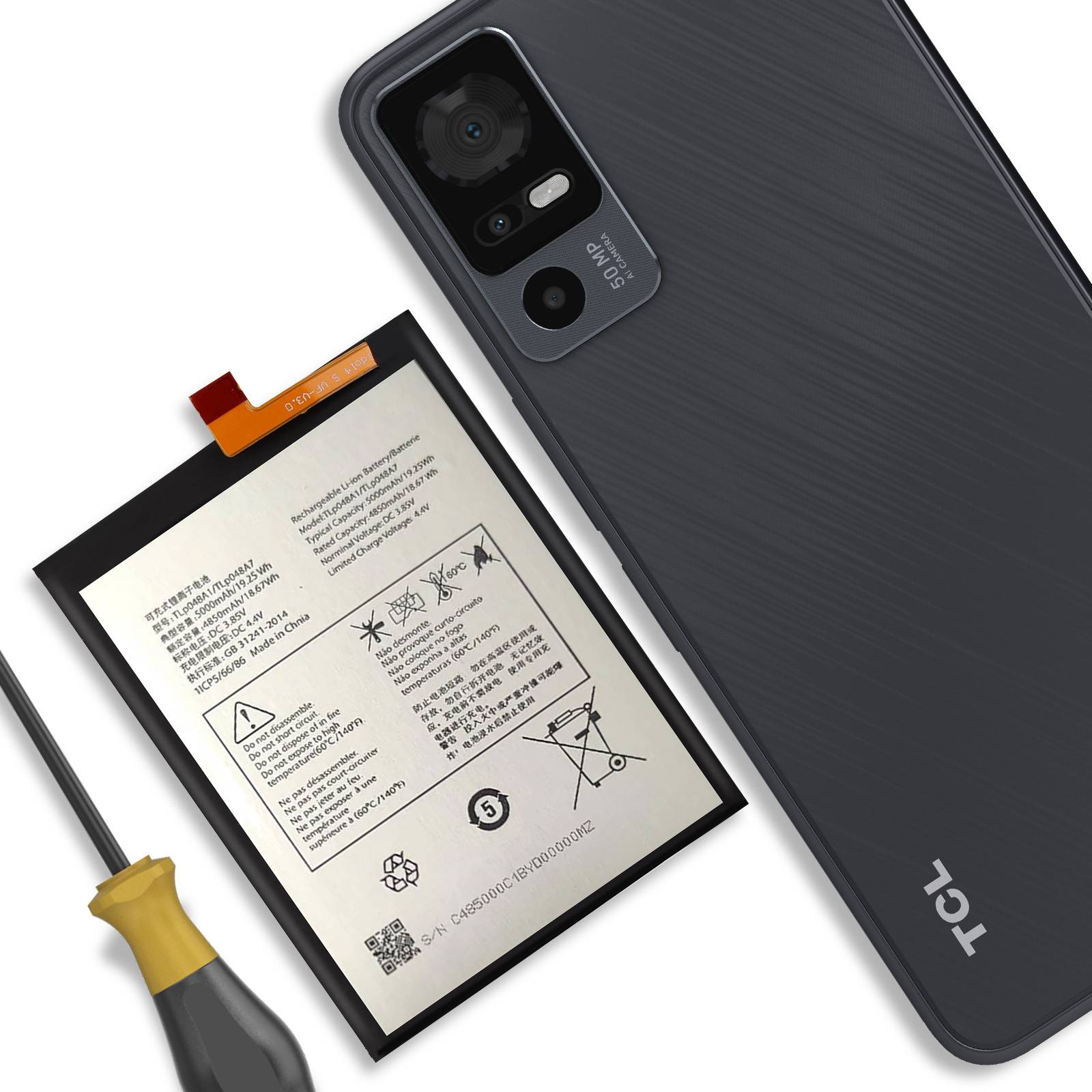 Batterie interne pour TCL 40R 5000mAh TLP048A7-2