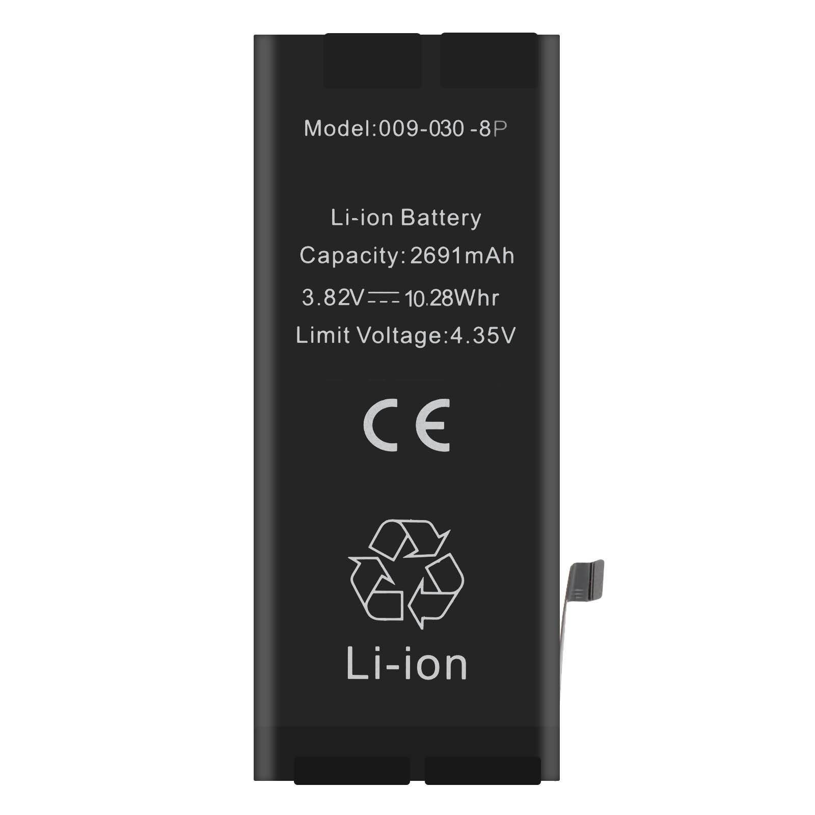 Batterie interne pour Apple iPhone 8 Plus 2691mAh Puce TI intégrée-0