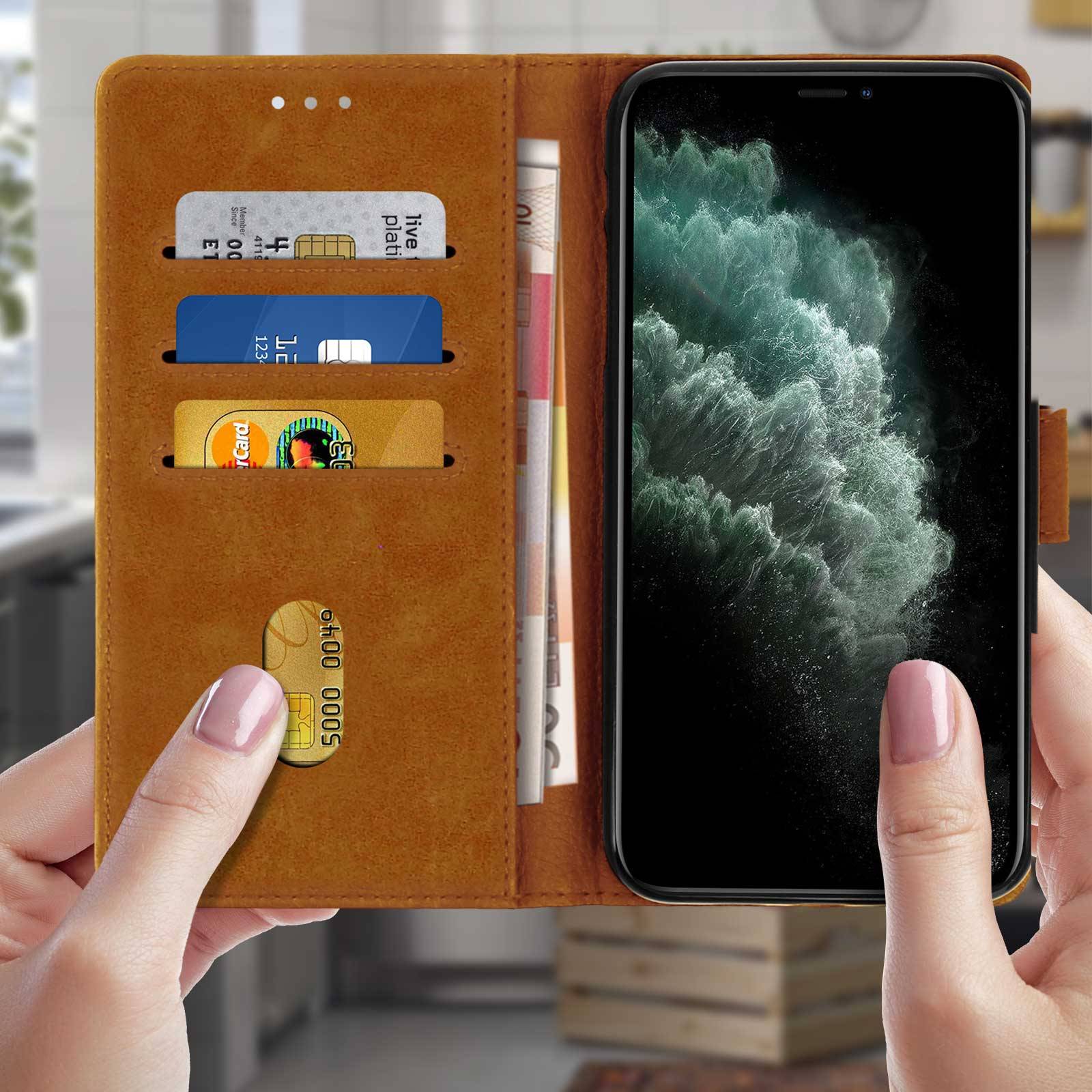 Étui pour iPhone 11 Pro Max Clapet Portefeuille Support Vidéo-2