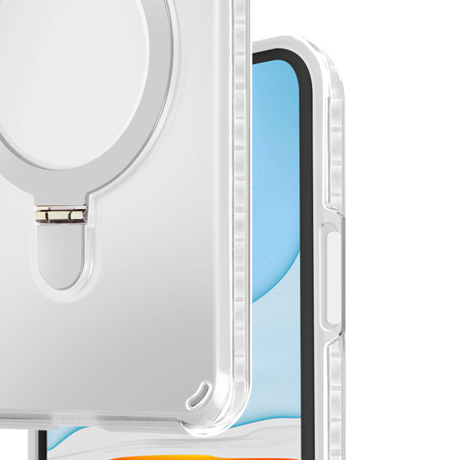 Coque MagSafe pour iPhone 11 Antichoc avec Support Pliable-4