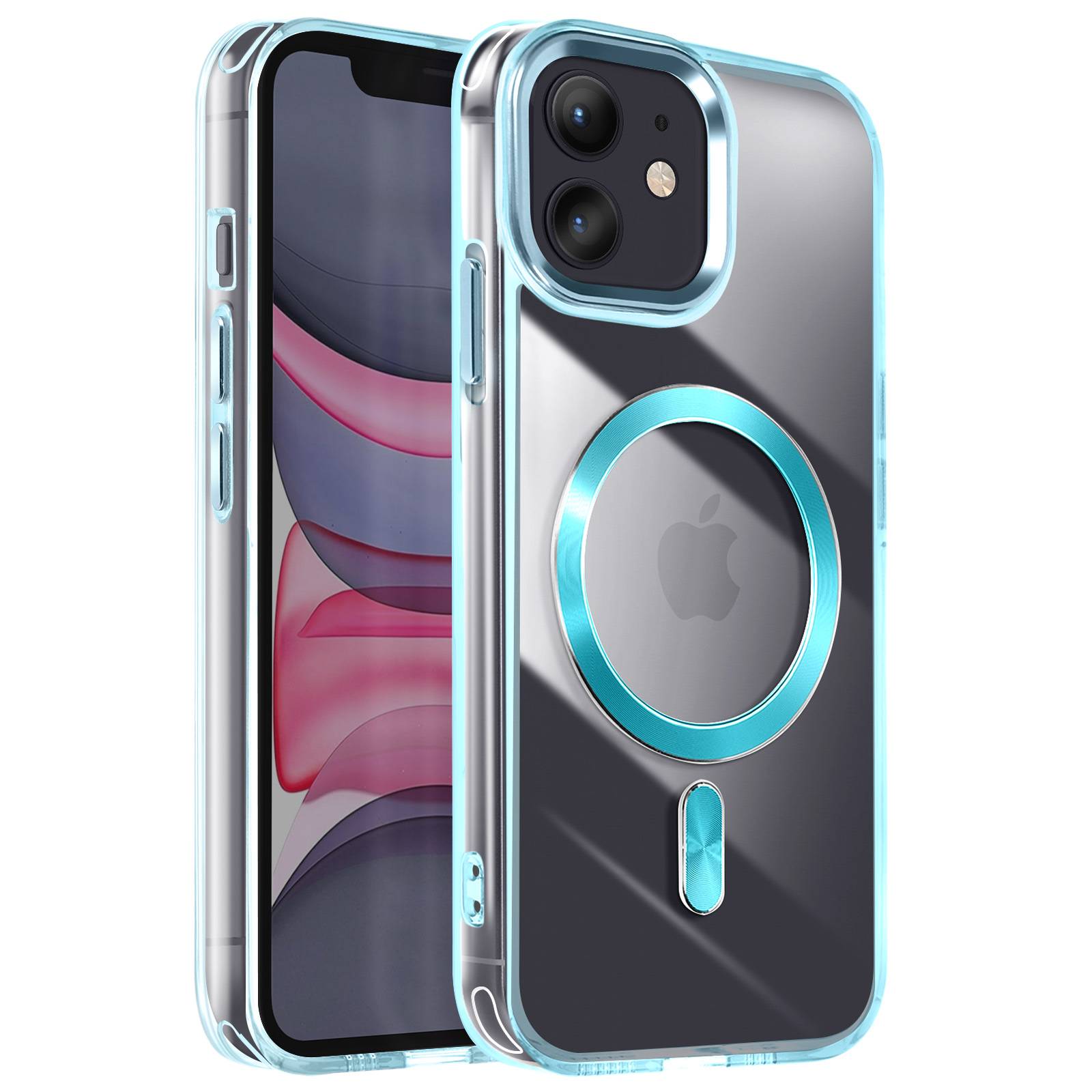Coque MagSafe pour iPhone 11 Dos Cristal Color-0