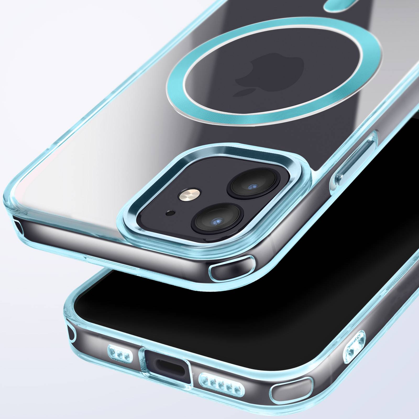 Coque MagSafe pour iPhone 11 Dos Cristal Color-1