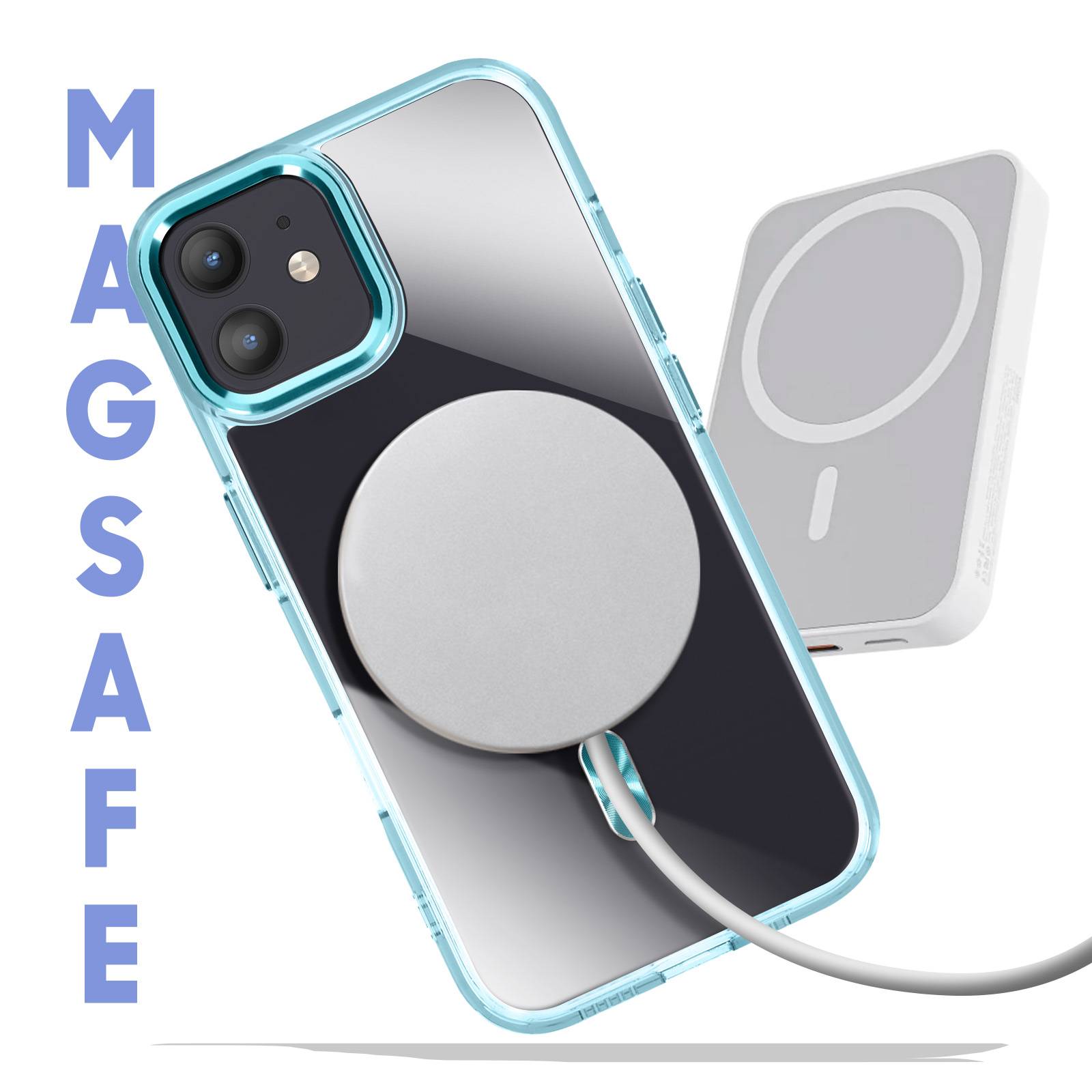 Coque MagSafe pour iPhone 11 Dos Cristal Color-2