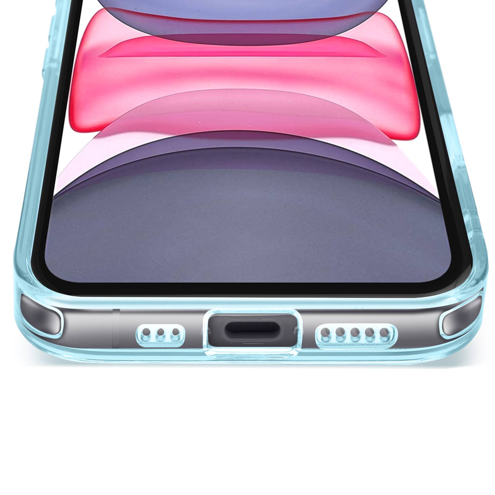 Coque MagSafe pour iPhone 11 Dos Cristal Color-4