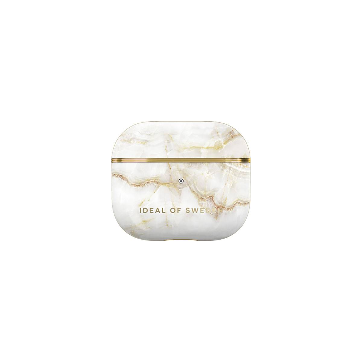 Coque pour AirPods 3 Modèle Golden Pearl Marble Attrayante-0