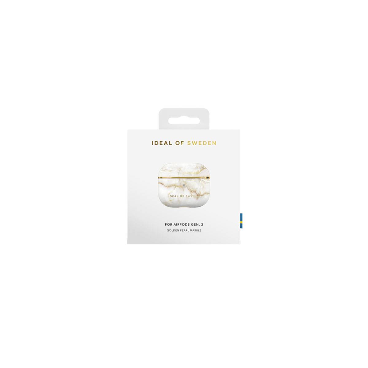 Coque pour AirPods 3 Modèle Golden Pearl Marble Attrayante-2