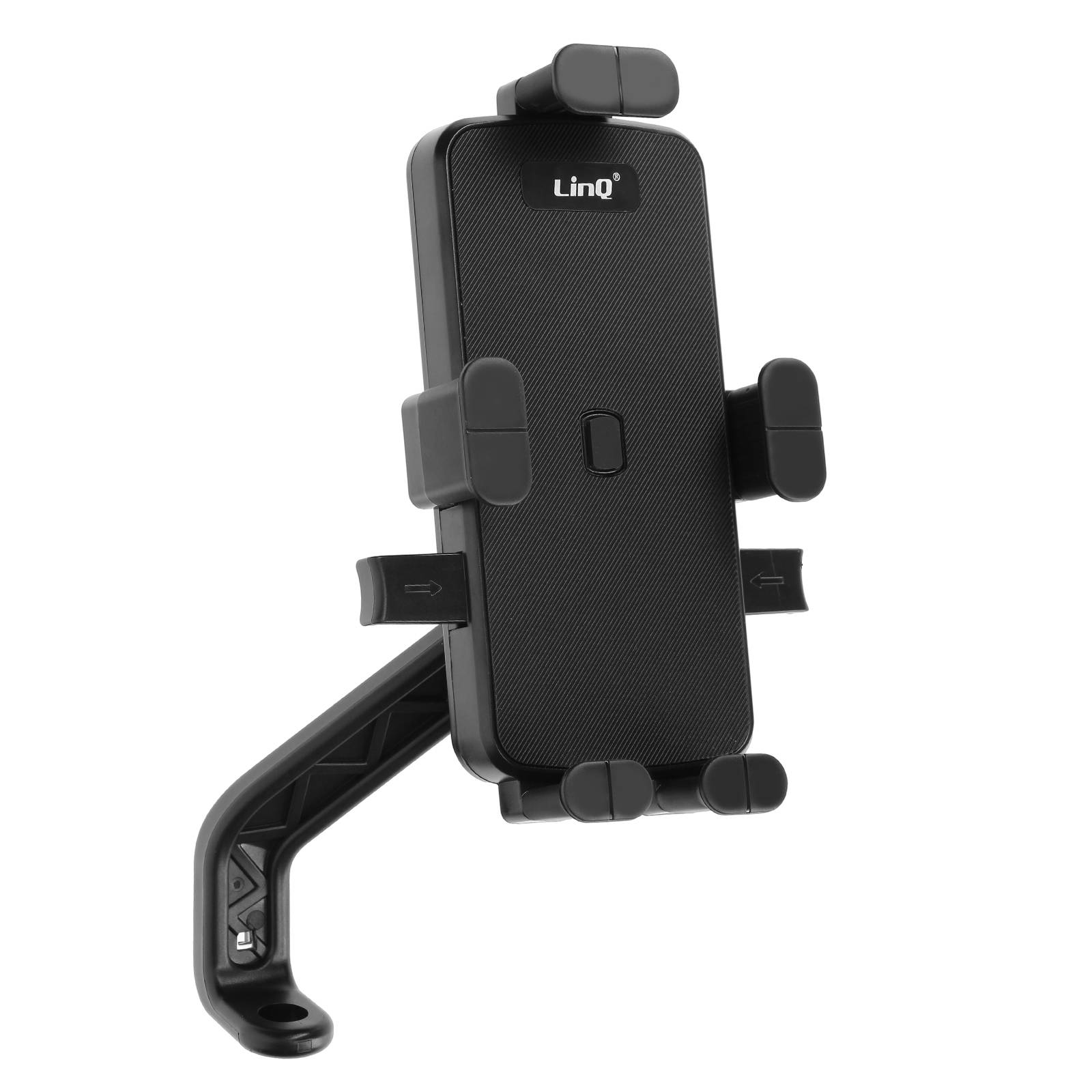 Support Vélo et Moto pour Téléphone 6.5 à 8.5'' Guidon ou Rétroviseur-0
