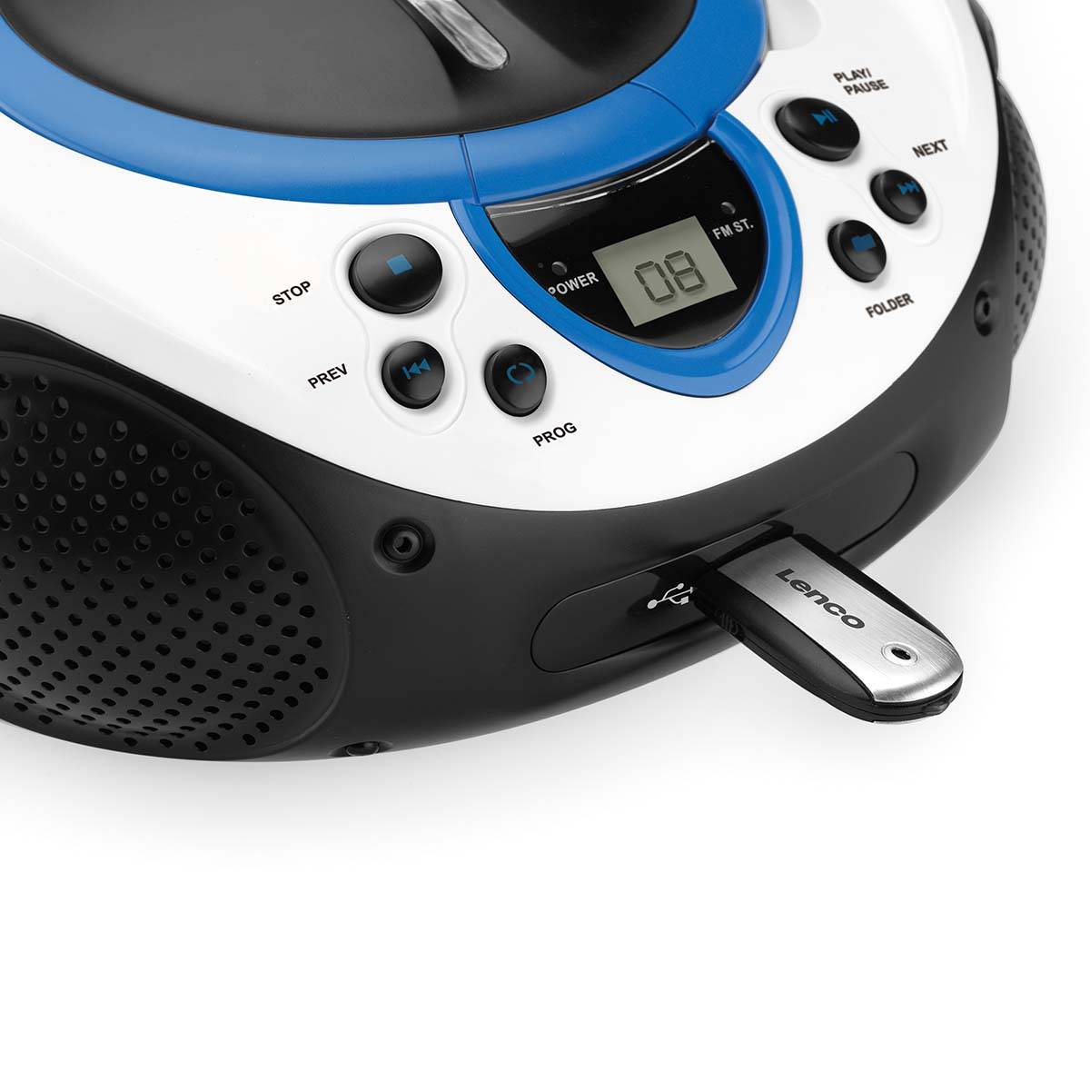 Radio FM / CD / USB Modèle SCD-386 Portable avec Écran LCD-2