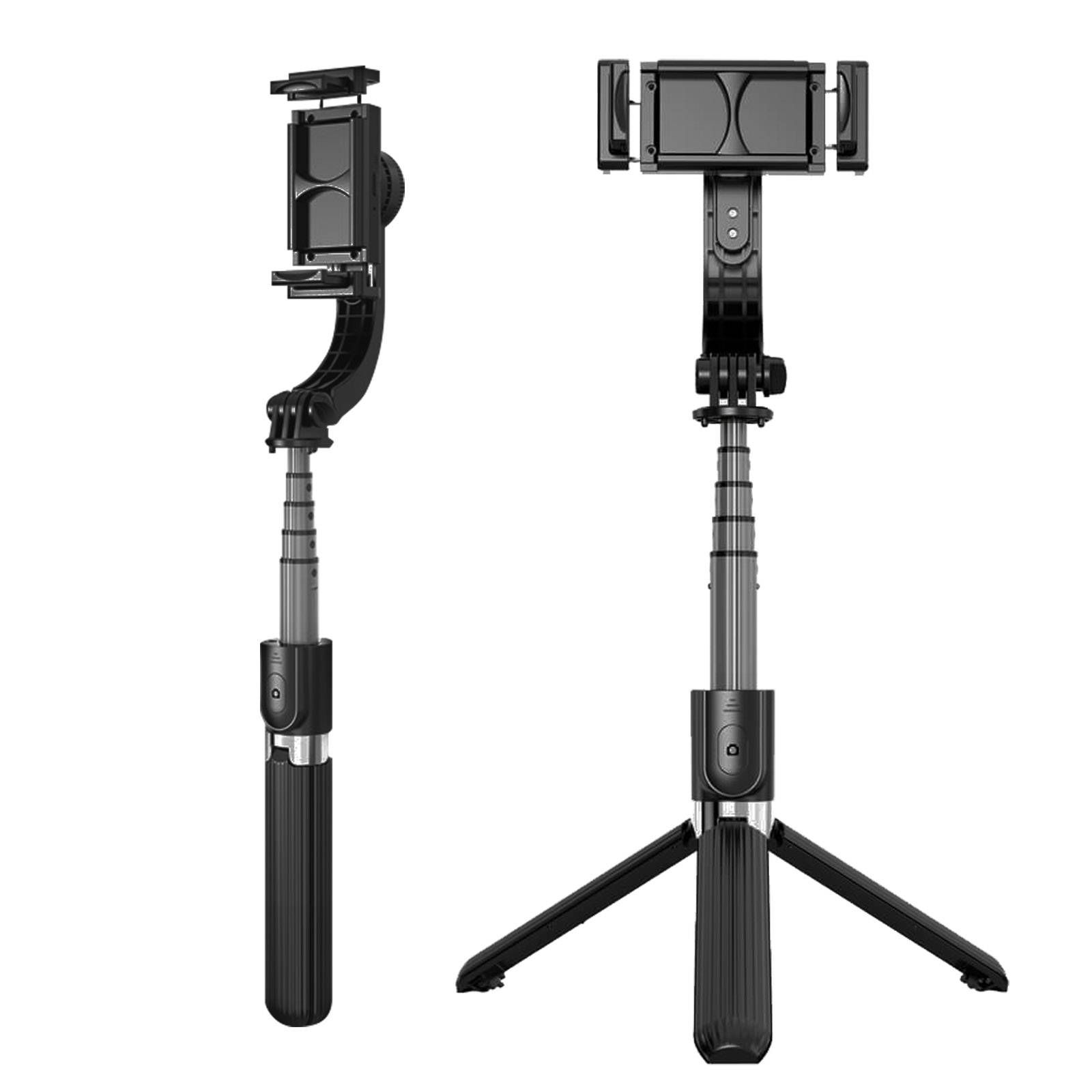 Perche Stabilisateur Smartphone avec Trépied intégré Télécommande Bluetooth-0