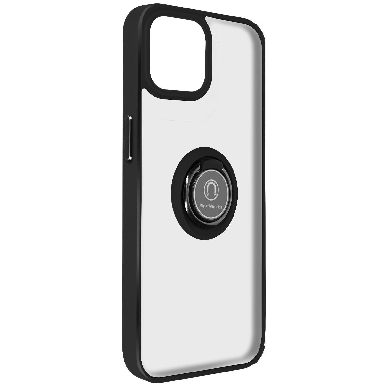 Coque pour iPhone 15 Hybride Bague Métallique Support Vidéo Ringrip-1