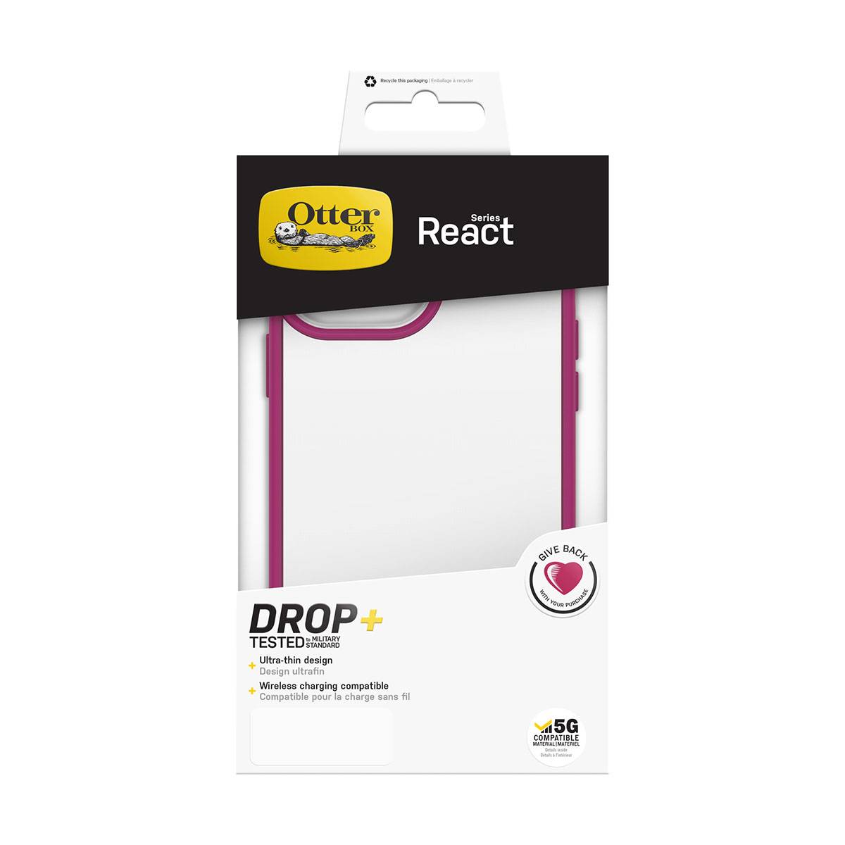 Coque pour Apple iPhone 13 Pro Max Renforcée Modèle React Translucide-4