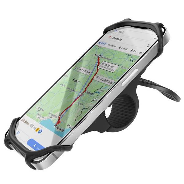 Support Vélo et Moto pour Smartphone Fixation Guidon solide Ajustable